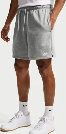 Шорти Nike CLUB FRENCH TERRY FLOW сірі FN3520-063