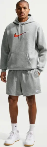 Шорти Nike CLUB FRENCH TERRY FLOW сірі FN3520-063