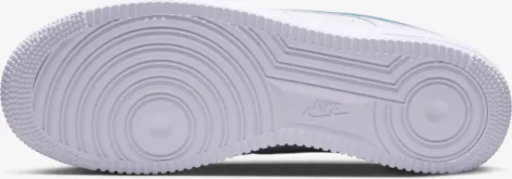 Кросівки Nike AIR FORCE 1 07 біло-темно-бірюзові FJ4146-114