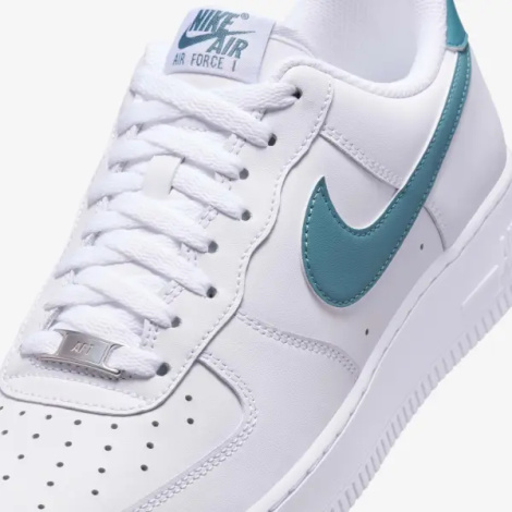 Кросівки Nike AIR FORCE 1 07 біло-темно-бірюзові FJ4146-114