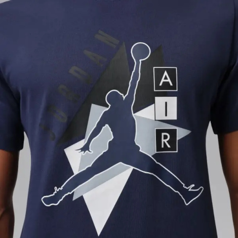 Футболка Nike AIR JORDAN GRAPHIC TEE темно-синя FD7031-410