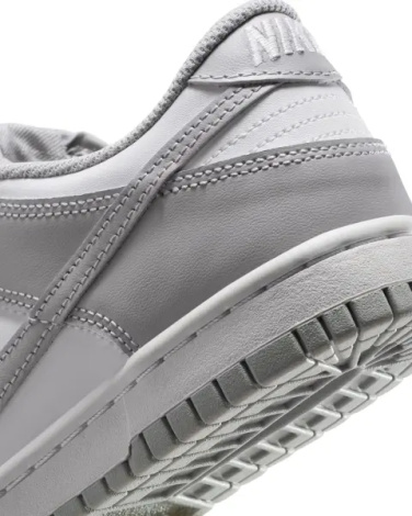 Кроссовки подростковые Nike DUNK LOW (GS) серо-белые FB9109-123