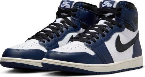 Кросівки Nike AIR JORDAN 1 RETRO HIGH OG темно-синьо-біло-чорні DZ5485-401