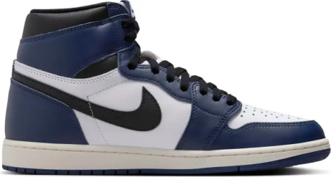 Кросівки Nike AIR JORDAN 1 RETRO HIGH OG темно-синьо-біло-чорні DZ5485-401