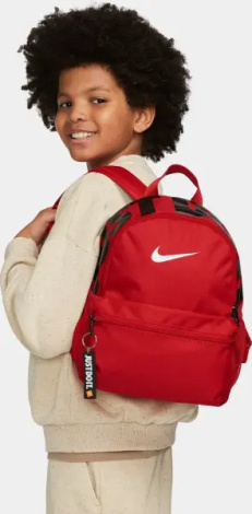 Рюкзак подростковый Nike BRASILIA JDI MINI BACKPACK 11L красный DR6091-657
