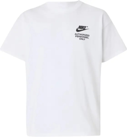 Футболка Nike SPORTSWEAR AUTHORIZED PERSONNEL белая DM6427-100