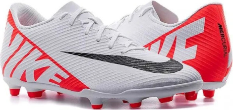Бутси Nike VAPOR 15 CLUB FG/MG біло-червоні DJ5963-600