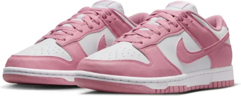 Кроссовки женские Nike DUNK LOW NEXT NATURE светло-розово-белые DD1873-112