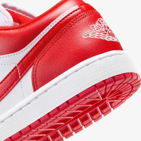 Кросівки жіночі Nike AIR JORDAN 1 LOW біло-червоні DC0774-110