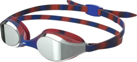 Очки для плавания детские Speedo HYPER FLYER MIRRORED сине-красные 8-7750316411