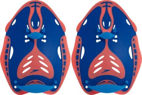 Лопатки для плавання Speedo BIOFUSE POWER PADDLE AU синьо-помаранчеві 8-73156F959