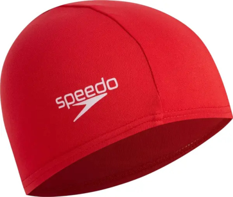 Шапочка для плавания Speedo POLYESTER CAP красная 8-710080000-4