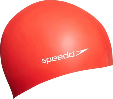 Шапочка для плавання дитяча Speedo FLAT SILCONE CAP TEAM JU червона 8-709931959-2