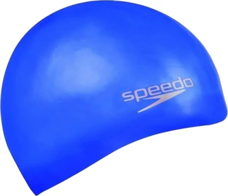 Шапочка для плавания Speedo PLAIN MOULDED SILICONE CAP AU синяя 8-709842610