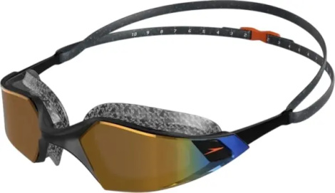 Окуляри для плавання Speedo AQUAPULSE PRO MIRROR GOG AU чорно-золоті 8-12263F982