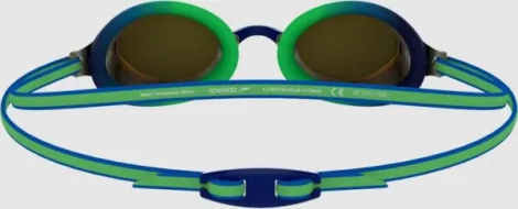 Окуляри для плавання дитячі Speedo VENGEANCE MIR GOG JU зелено-синьо-золоті 8-11325D651