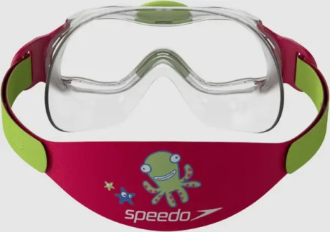 Окуляри для плавання дитячі Speedo SEA SQUAD MASK JU рожево-салатові 8-087638028