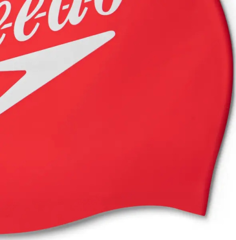 Шапочка для плавання Speedo SLOGAN PRT CAP AU червоно-біла 8-0838514614