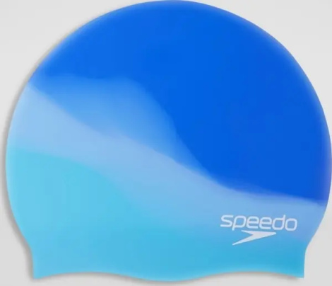 Шапочка для плавання Speedo MULTI COLOUR SILC CAP AU синьо-блакитна 8-0616915334