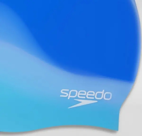 Шапочка для плавання Speedo MULTI COLOUR SILC CAP AU синьо-блакитна 8-0616915334