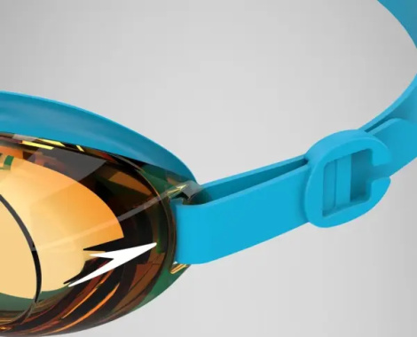 Окуляри для плавання дитячі Speedo KIDS JET 2.0 блакитно-помаранчеві 8-00493618447
