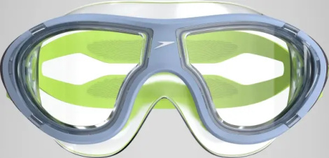 Окуляри для плавання дитячі Speedo JUNIOR BIOFUSE 2.0 MASK сіро-салатові 8-00491818683