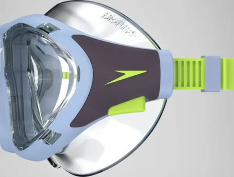 Окуляри для плавання дитячі Speedo JUNIOR BIOFUSE 2.0 MASK сіро-салатові 8-00491818683