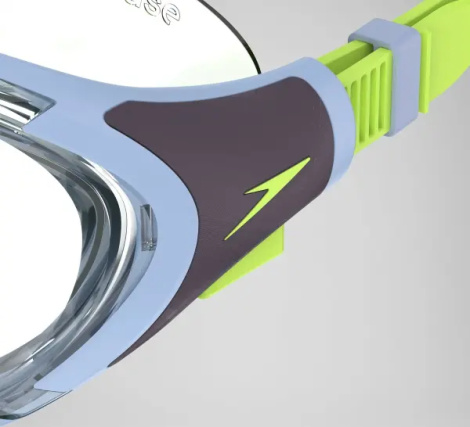 Окуляри для плавання дитячі Speedo JUNIOR BIOFUSE 2.0 MASK сіро-салатові 8-00491818683