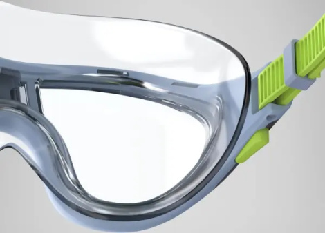 Окуляри для плавання дитячі Speedo JUNIOR BIOFUSE 2.0 MASK сіро-салатові 8-00491818683