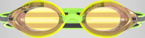Очки для плавания Speedo VANQUISHER 3.0 MIRRORED желто-салатово-черные 8-00473417218