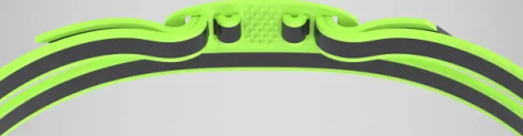 Очки для плавания Speedo VANQUISHER 3.0 MIRRORED желто-салатово-черные 8-00473417218