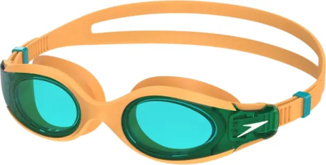 Окуляри для плавання дитячі Speedo JUNIOR HYDROSITY 2.0 оранжево-темно-зелені 8-00446317636