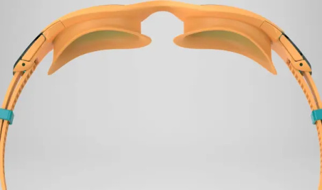 Окуляри для плавання дитячі Speedo JUNIOR HYDROSITY 2.0 оранжево-темно-зелені 8-00446317636