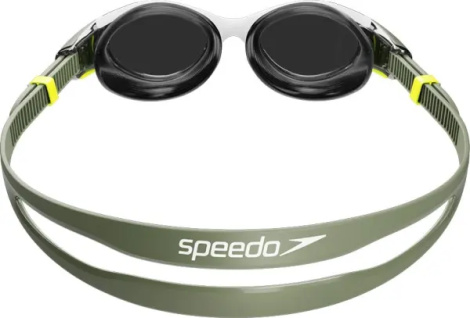 Окуляри для плавання жіночі Speedo BIOFUSE 2.0 POLARIZED оливково-жовто-сірі 8-00445917603