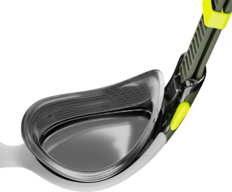 Окуляри для плавання жіночі Speedo BIOFUSE 2.0 POLARIZED оливково-жовто-сірі 8-00445917603