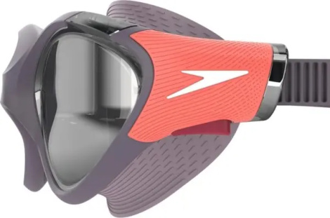 Окуляри для плавання жіночі Speedo BIOFUSE 2.0 MIRROR темно-сіро-помаранчеві 8-00377518706