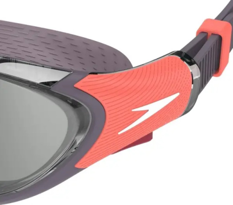 Окуляри для плавання жіночі Speedo BIOFUSE 2.0 MIRROR темно-сіро-помаранчеві 8-00377518706