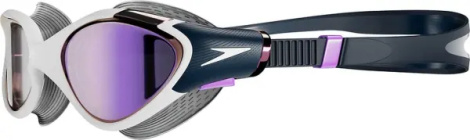 Очки для плавания женские Speedo BIOFUSE 2.0 MIRROR темно-сине-фиолетово-белые 8-00377516738