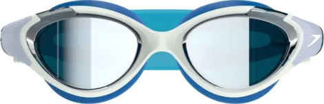 Очки для плавания женские Speedo BIOFUSE 2.0 MIRROR сине-бирюзово-белые 8-003775002