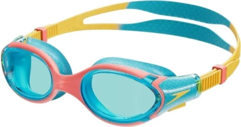 Окуляри для плавання дитячі Speedo BIOFUSE 2.0 JU блакитно-жовто-рожеві 8-00336315948