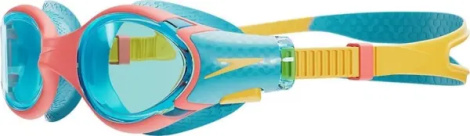 Окуляри для плавання дитячі Speedo BIOFUSE 2.0 JU блакитно-жовто-рожеві 8-00336315948