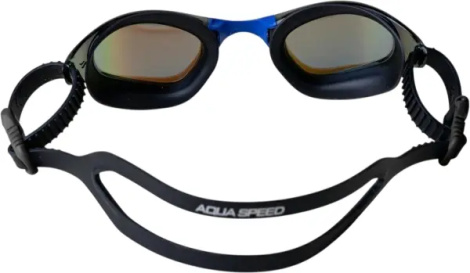 Очки для плавания Aqua Speed ZEN MIRROR черно-синие 717-17