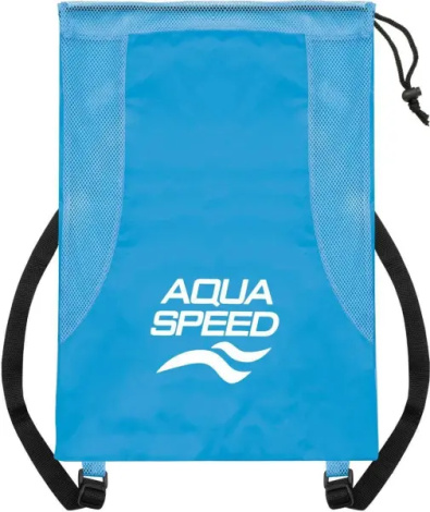 Сумка-мешок Aqua Speed MESH BACK PACK голубая 630-02