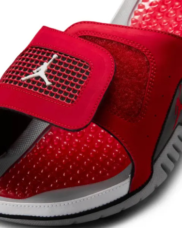 Шльопанці Nike JORDAN HYDRO 4 RETRO червоно-сірі 532225-600