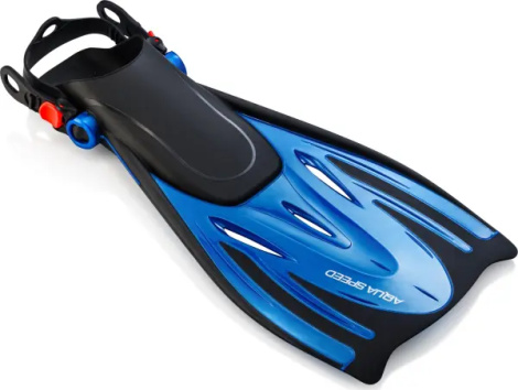 Ласти дитячі Aqua Speed WOMBAT KID синьо-чорні 528-11