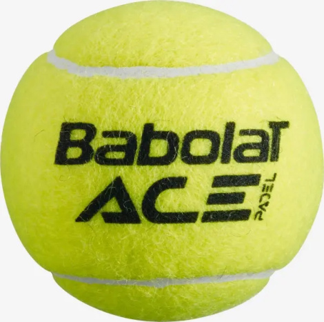 Набор мячей для падл-тенниса Babolat ACE PADEL желтый (3 штуки) 501104-113