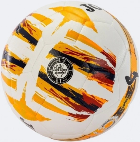 Футбольний м'яч Joma ULTRA-LIGHT біло-жовтогарячий Розмір 4 401243.220