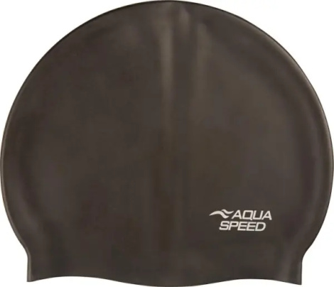 Шапочка для плавания Aqua Speed MONO XL черная 279-07