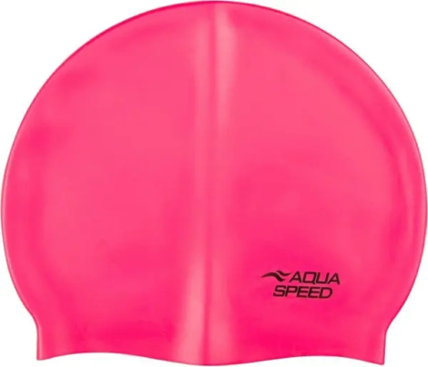 Шапочка для плавания Aqua Speed MONO XL розовая 279-03