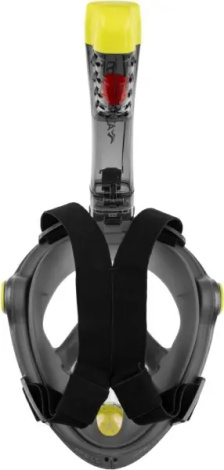 Маска для плавания полнолицевая Aqua Speed SPECTRA 2.0 черно-желтая 247-30